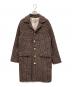 GUCCI（グッチ）の古着「スクエアG コート」｜ブラウン