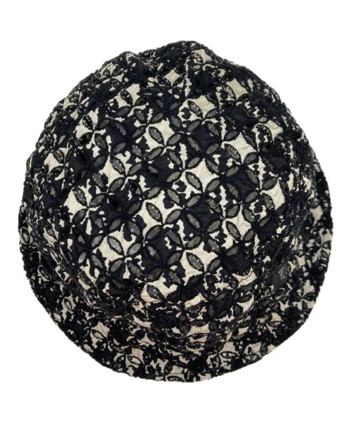MONCLER（モンクレール）MONCLER (モンクレール) CAPPELLO ナイロンハット ブラック×ホワイト サイズ:Sの古着・服飾アイテム