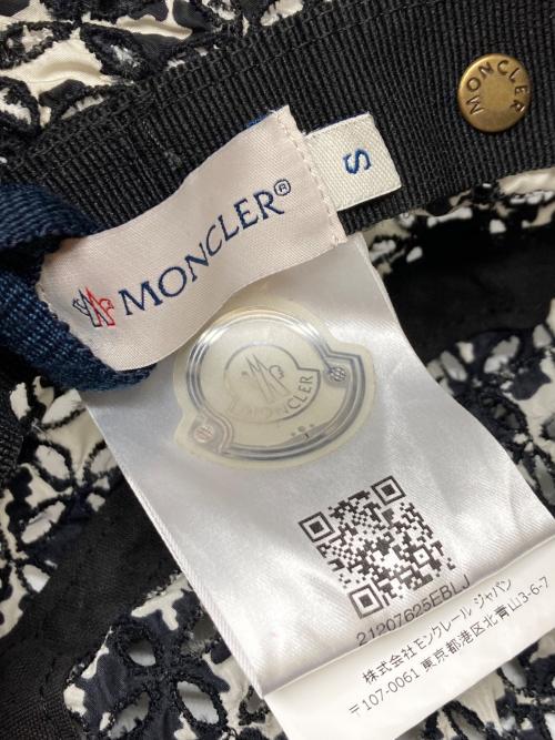 MONCLER（モンクレール）MONCLER (モンクレール) CAPPELLO ナイロンハット ブラック×ホワイト サイズ:Sの古着・服飾アイテム