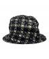 MONCLER (モンクレール) CAPPELLO ナイロンハット ブラック×ホワイト サイズ:S：18000円