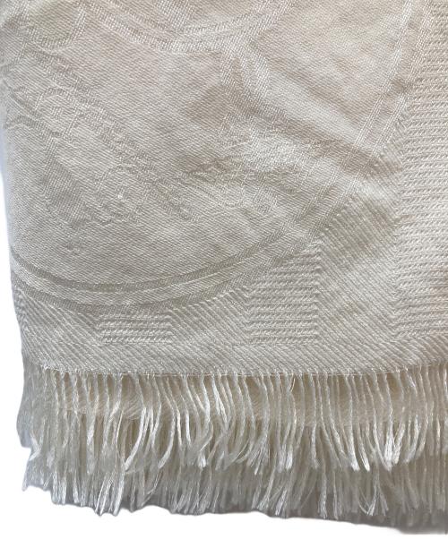 HERMES（エルメス）HERMES (エルメス) シルクストール アイボリー サイズ:-の古着・服飾アイテム