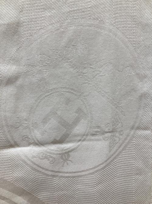 HERMES（エルメス）HERMES (エルメス) シルクストール アイボリー サイズ:-の古着・服飾アイテム