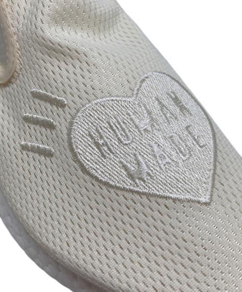 adidas（アディダス）adidas (アディダス) HUMAN MADE (ヒューマンメイド) Pure Slip-On アイボリー サイズ:24 未使用品の古着・服飾アイテム