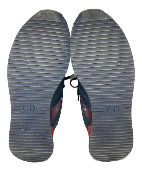 DIOR HOMME（ディオール オム）DIOR HOMME (ディオール オム) 14SS Suede Athletic Sneakers ネイビー×パープル サイズ:41の古着・服飾アイテム