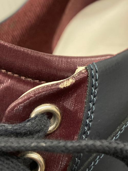 DIOR HOMME（ディオール オム）DIOR HOMME (ディオール オム) 14SS Suede Athletic Sneakers ネイビー×パープル サイズ:41の古着・服飾アイテム