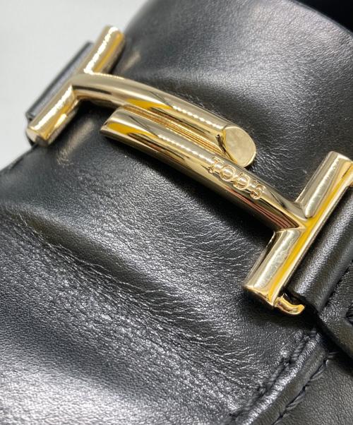TOD'S（トッズ）TOD'S (トッズ) 厚底ビットローファー ブラック サイズ:36 1/2の古着・服飾アイテム