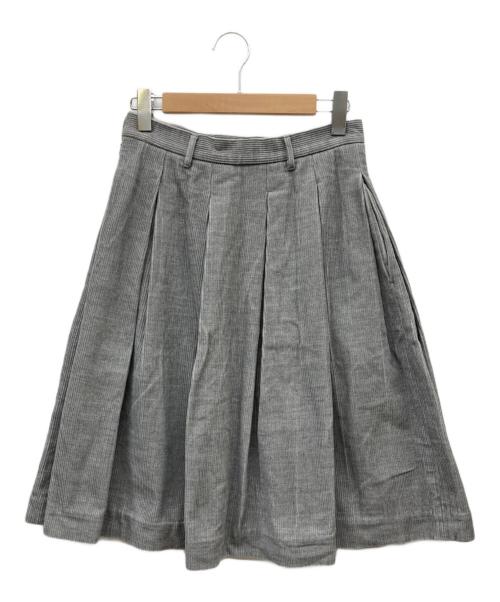 45rpm（45アールピーエム）45rpm (45アールピーエム) MOTTAINAI コーデュロイスカート グレー サイズ:2の古着・服飾アイテム