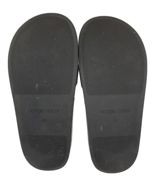 sergio rossi（セルジオロッシ）sergio rossi (セルジオロッシ) SR JELLY サンダル ブラック サイズ:36の古着・服飾アイテム