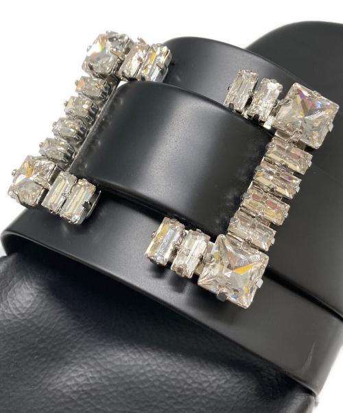 sergio rossi（セルジオロッシ）sergio rossi (セルジオロッシ) SR JELLY サンダル ブラック サイズ:36の古着・服飾アイテム