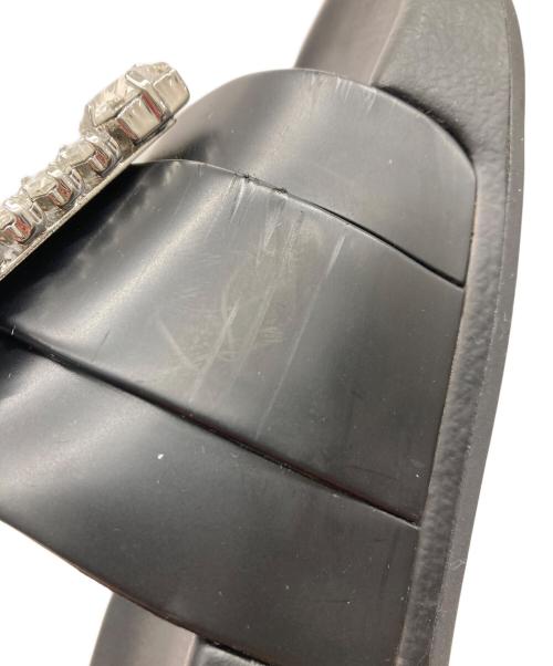 sergio rossi（セルジオロッシ）sergio rossi (セルジオロッシ) SR JELLY サンダル ブラック サイズ:36の古着・服飾アイテム