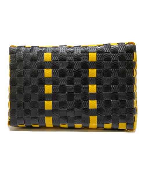 MARNI（マルニ）MARNI (マルニ) マーケットカゴバッグ ブラック×イエロー サイズ:-の古着・服飾アイテム