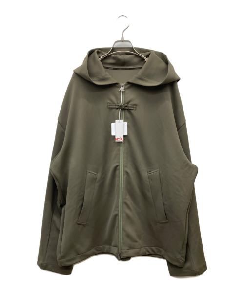 MENDRILL（メンドリル）MENDRILL (メンドリル) N.HOOLYWOOD COMPILE (エヌ.ハリウッドコンパイル) Mendrill Zip Hoodie カーキ サイズ:Lの古着・服飾アイテム
