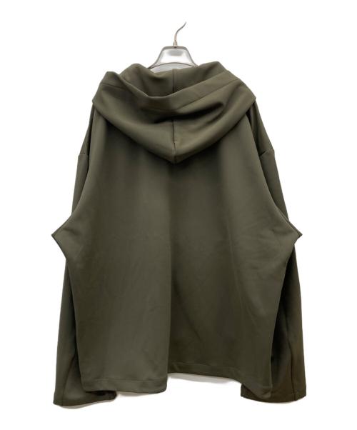 MENDRILL（メンドリル）MENDRILL (メンドリル) N.HOOLYWOOD COMPILE (エヌ.ハリウッドコンパイル) Mendrill Zip Hoodie カーキ サイズ:Lの古着・服飾アイテム