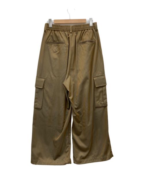 MAISON SPECIAL（メゾンスペシャル）MAISON SPECIAL (メゾンスペシャル) Prime-Wide Wool Chambray Cargo Pants ブラウン サイズ:1の古着・服飾アイテム