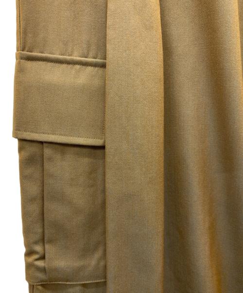 MAISON SPECIAL（メゾンスペシャル）MAISON SPECIAL (メゾンスペシャル) Prime-Wide Wool Chambray Cargo Pants ブラウン サイズ:1の古着・服飾アイテム