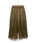 MAISON SPECIAL（メゾンスペシャル）の古着「Prime-Wide Wool Chambray Cargo Pants」｜ブラウン