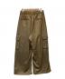MAISON SPECIAL (メゾンスペシャル) Prime-Wide Wool Chambray Cargo Pants ブラウン サイズ:1：8000円