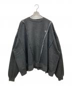 DISCOVEREDディスカバード）の古着「再構築スウェット」｜グレー