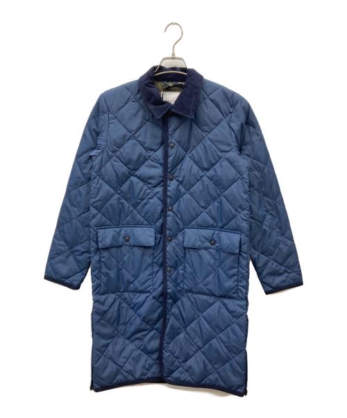 TAION（タイオン）TAION (タイオン) シティ パイピングカラー ロングダウンコート ネイビー サイズ:XS 未使用品の古着・服飾アイテム