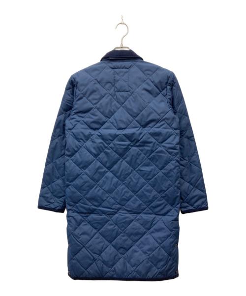 TAION（タイオン）TAION (タイオン) シティ パイピングカラー ロングダウンコート ネイビー サイズ:XS 未使用品の古着・服飾アイテム