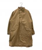 TAIONタイオン）の古着「CR モッズコート(+ミリタリーダウンベスト)」｜ブラウン