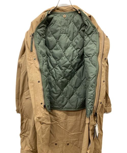 TAION（タイオン）TAION (タイオン) CR モッズコート(+ミリタリーダウンベスト) ブラウン サイズ:M 未使用品の古着・服飾アイテム