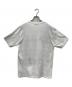 COMME des GARCONS HOMME (コムデギャルソン オム) ロゴTシャツ ホワイト×ブルー サイズ:M：5000円