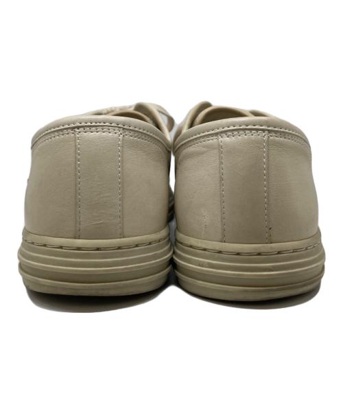 GUCCI（グッチ）GUCCI (グッチ) ローカットレザースニーカー アイボリー サイズ:7の古着・服飾アイテム