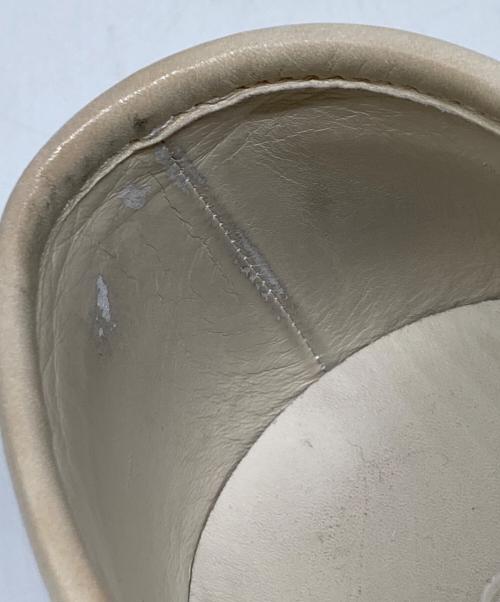 GUCCI（グッチ）GUCCI (グッチ) ローカットレザースニーカー アイボリー サイズ:7の古着・服飾アイテム