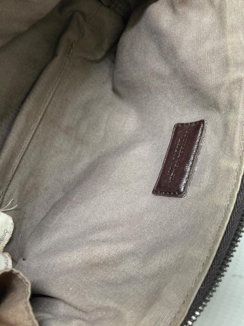 BOTTEGA VENETA（ボッテガベネタ）BOTTEGA VENETA (ボッテガベネタ) イントレチャートコスメポーチ ブラウン サイズ:-の古着・服飾アイテム
