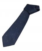 CHANELシャネル）の古着「ココマークシルクネクタイ」｜ネイビー