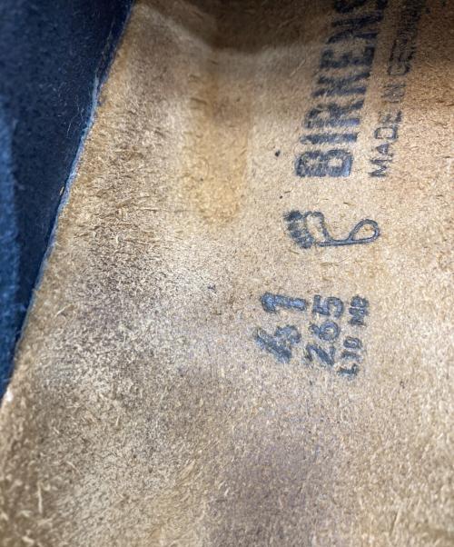 BIRKENSTOCK（ビルケンシュトック）BIRKENSTOCK (ビルケンシュトック) BOSTON スエードレザーサンダル ネイビー サイズ:SIZE 41の古着・服飾アイテム