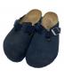 BIRKENSTOCK（ビルケンシュトック）の古着「BOSTON スエードレザーサンダル」｜ネイビー