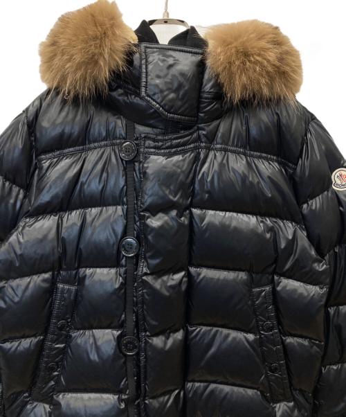 MONCLER（モンクレール）MONCLER (モンクレール) VEYLE コヨーテファーダウンジャケット ブラック サイズ:2の古着・服飾アイテム