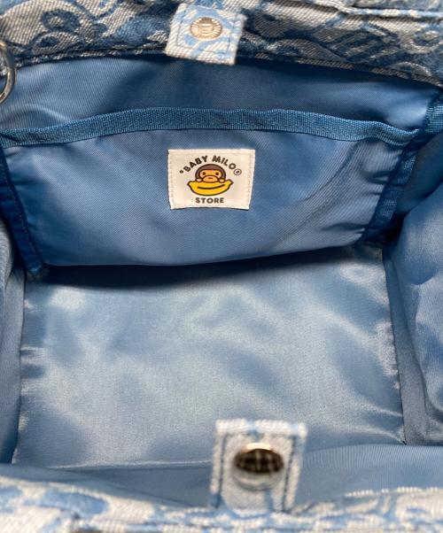 BABY MILO STORE（ベイビーマイロストア）BABY MILO STORE (ベイビーマイロストア) Baby Milo & Friends スモールトートバッグ スカイブルー サイズ:- 未使用品の古着・服飾アイテム