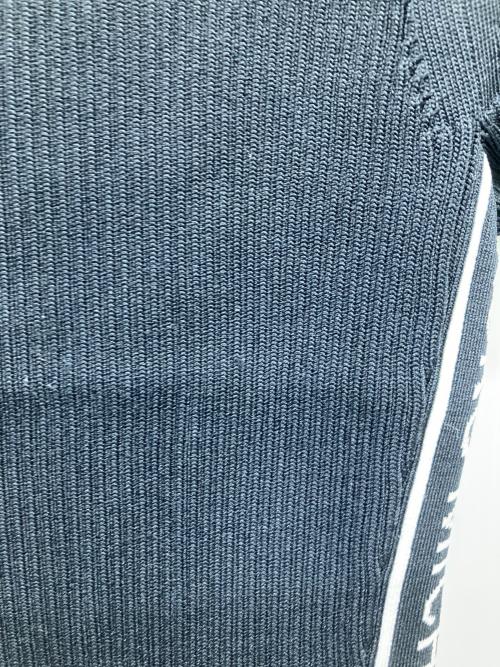 MICHAEL KORS（マイケル・コース）MICHAEL KORS (マイケル・コース) ロゴサイドライン リブニットワンピース ブラック サイズ:2の古着・服飾アイテム