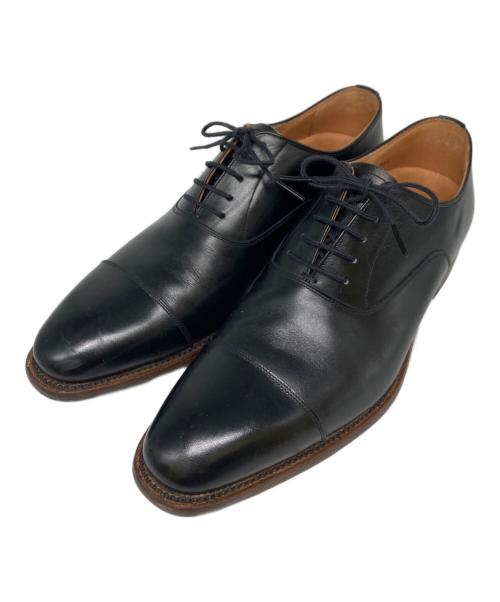 SCOTCH GRAIN（スコッチグレイン）SCOTCH GRAIN (スコッチグレイン) ストレートチップシューズ ブラック サイズ:24 1/2の古着・服飾アイテム