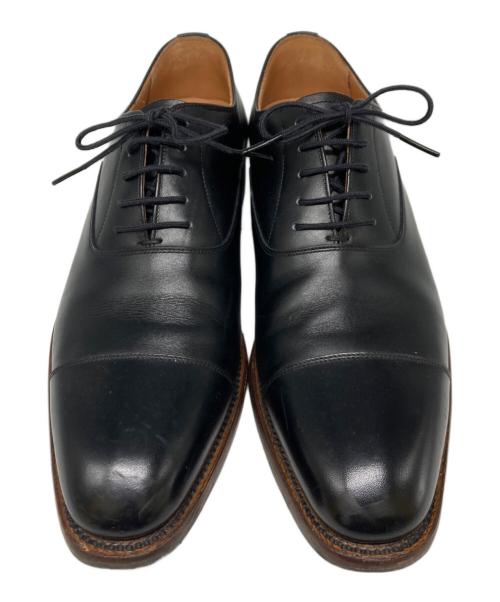 SCOTCH GRAIN（スコッチグレイン）SCOTCH GRAIN (スコッチグレイン) ストレートチップシューズ ブラック サイズ:24 1/2の古着・服飾アイテム