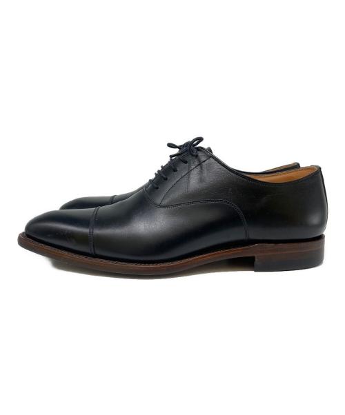 SCOTCH GRAIN（スコッチグレイン）SCOTCH GRAIN (スコッチグレイン) ストレートチップシューズ ブラック サイズ:24 1/2の古着・服飾アイテム
