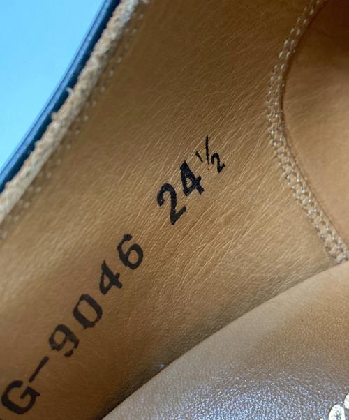 SCOTCH GRAIN（スコッチグレイン）SCOTCH GRAIN (スコッチグレイン) ストレートチップシューズ ブラック サイズ:24 1/2の古着・服飾アイテム