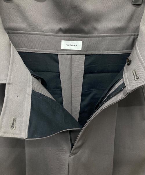 THE RERACS（ザ リラクス）THE RERACS (ザ リラクス) ワイドタックパンツ グレー サイズ:36の古着・服飾アイテム