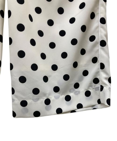 Whim Gazette（ウィムガゼット）Whim Gazette (ウィムガゼット) ドットパンツ ホワイト×ブラック サイズ:FREEの古着・服飾アイテム