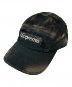 SUPREMEシュプリーム）の古着「25FW OVERDYED CAMP CAP」｜ブラック