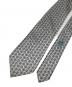 HERMES (エルメス) 総柄シルクネクタイ グレー サイズ:-：5000円
