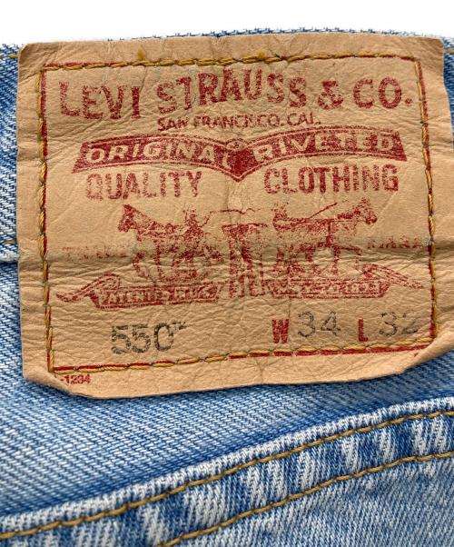 LEVI'S（リーバイス）LEVI'S (リーバイス) 550 RELAXED FIT デニムパンツ スカイブルー サイズ:W34×L32の古着・服飾アイテム