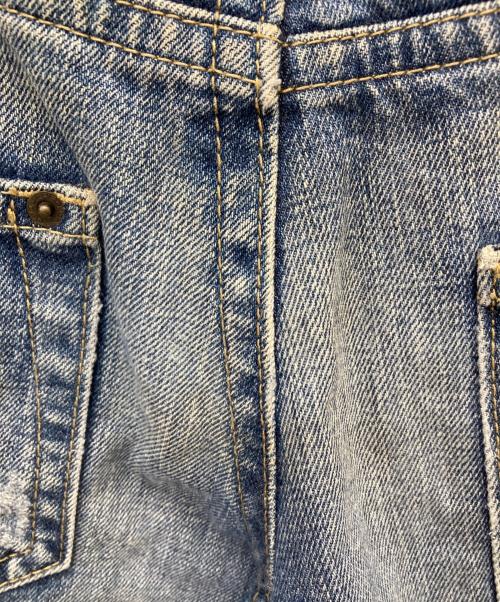 DSQUARED2（ディースクエアード）DSQUARED2 (ディースクエアード) ダメージ加工デニムパンツ ブルー サイズ:44の古着・服飾アイテム