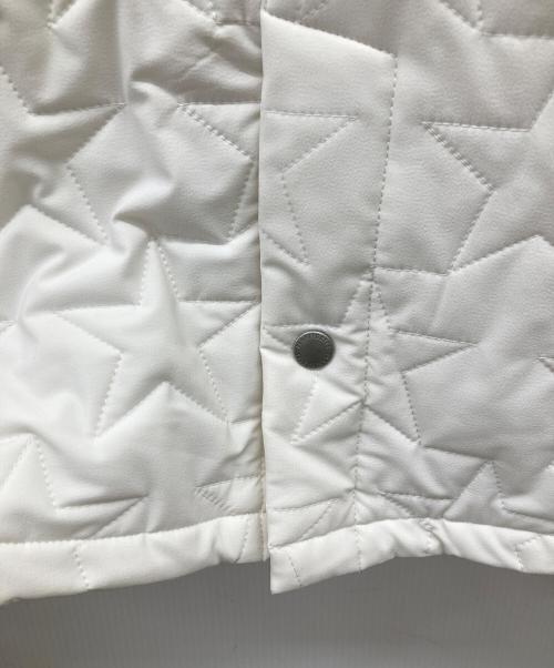 PEARLY GATES（パーリーゲイツ）PEARLY GATES (パーリーゲイツ) 星柄 キルティングジャケット ホワイト サイズ:1の古着・服飾アイテム