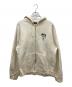 stussy（ステューシー）の古着「WORLD TOUR ZIP HOOD/ワールドツアージップパーカージップパーカー」｜ベージュ