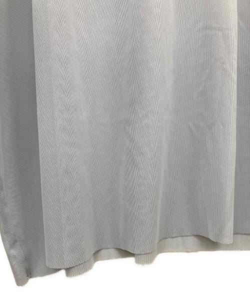 CLANE（クラネ）CLANE (クラネ) SHEER MESH CURVE SLEEVE TOPS スカイブルー サイズ:1の古着・服飾アイテム