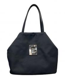 FENDI（フェンディ）の古着「FFロゴナイロントートバッグ」｜ブラック